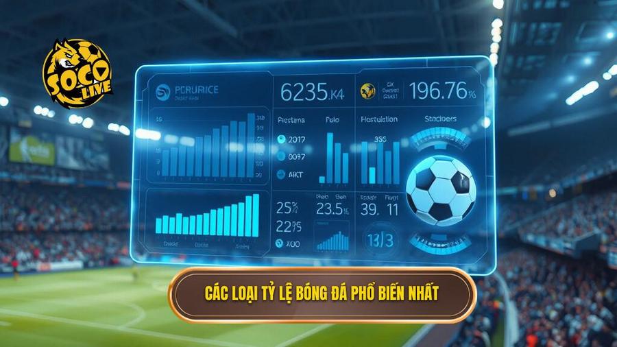 Kinh nghiệm đọc tỷ lệ bóng đá bất bại: Bí quyết làm chủ cuộc chơi 2 2. Các loại tỷ lệ bóng đá phổ biến nhất