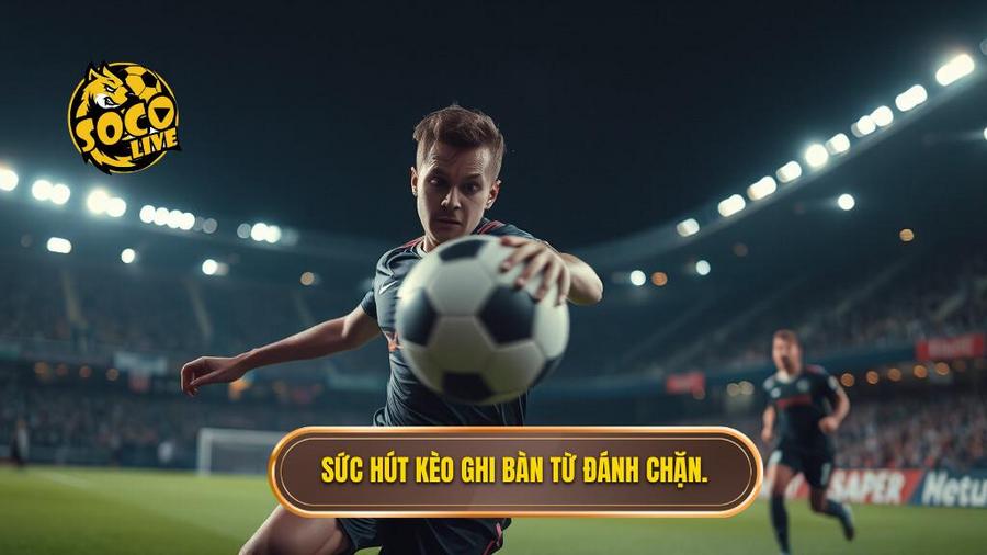 Sức hút kèo ghi bàn từ đánh chặn