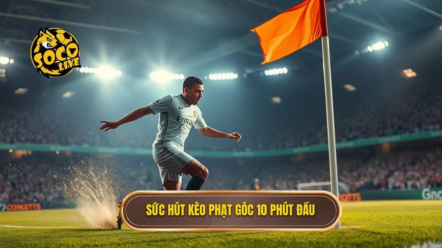 Sức hút kèo phạt góc 10 phút đầu