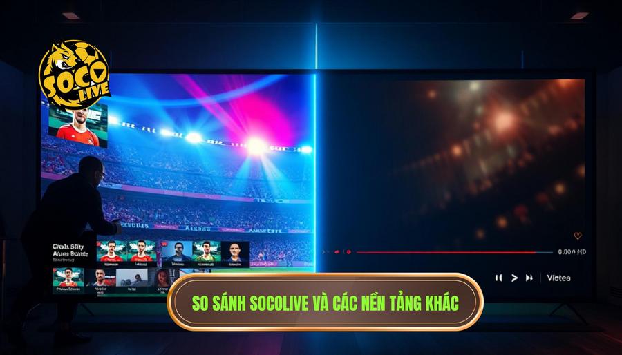 Bảng so sánh trải nghiệm Socolive và các nền tảng khác